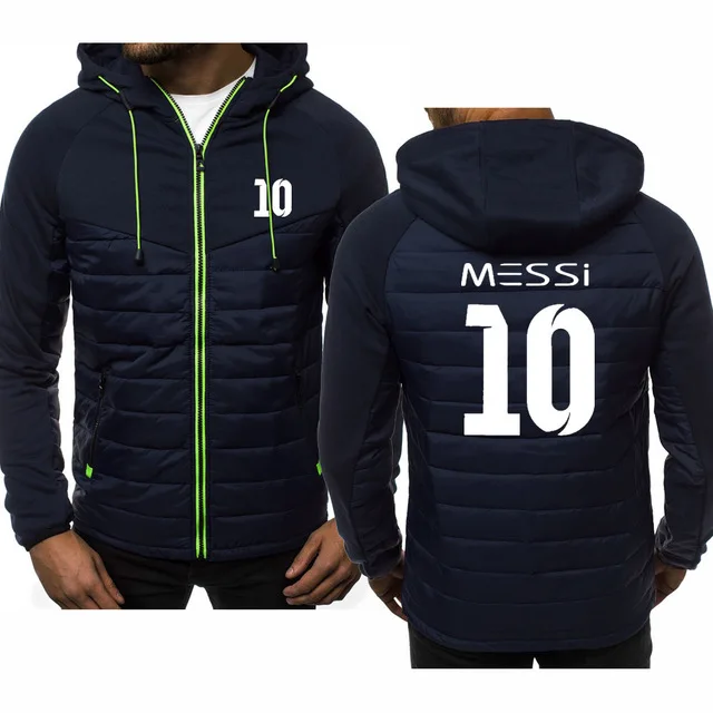 Толстовки мужские для Месси 10 принт Толстовка весна осень Мужская куртка с