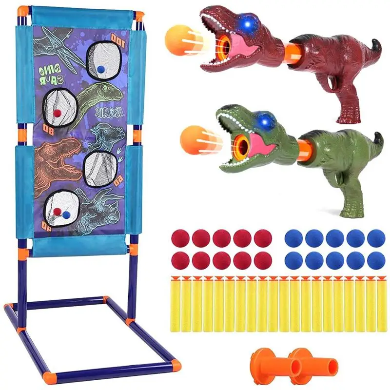 

1 set Shooting Games Dinosaur Kids Shooting Toys for Boys Girls Standing Shooting Board Indoor Outdoor Games For Kids