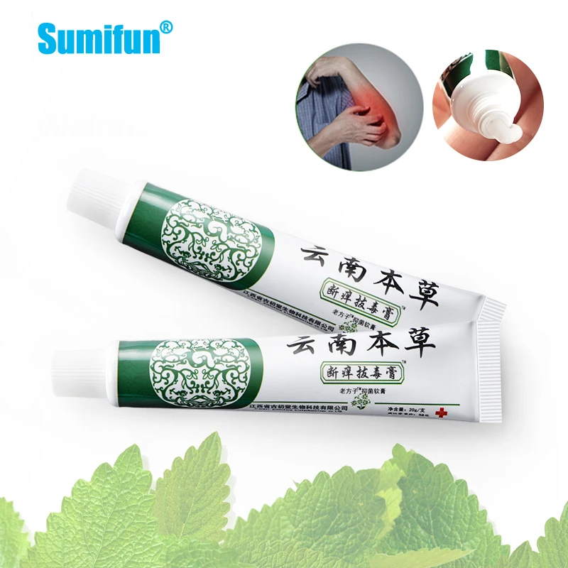 

Sumifun 1/2/3pcs Herbal Eczema Cream Psoriasis Antibacterial Dermatitis Pruritus Eczematoid Herbal Anti-itching Medical Ointment