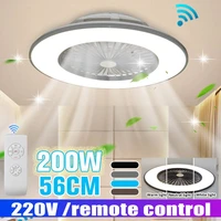 56cm natural white warm light led ceiling fan lamps electric fan modern bedroom decorative ventilator lamp with remote control