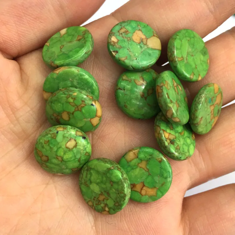 5 шт./лот круглый синий/зеленый бирюзовый кулон рейки исцеляющий натуральный