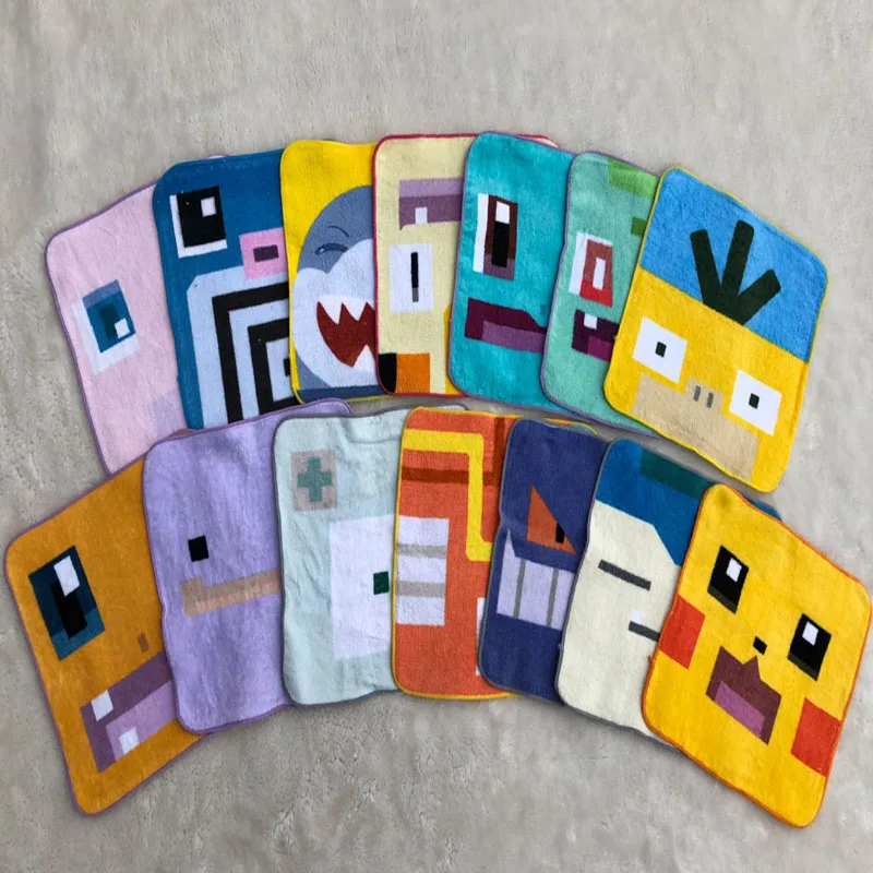 Полотенце хлопковое квадратное для взрослых и детей 21 х21 см | Дом сад