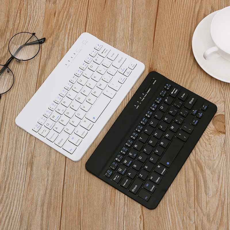 Asunflower Мини Беспроводная Bluetooth клавиатура с тачпадом для Ipad Apple Mac ноутбук 9 7 дюйма
