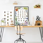 Настенный постер с изображением шмеля, винтажный образование с насекомыми, настенная Картина на холсте с рисунком цветка и пчелы, декор для стен
