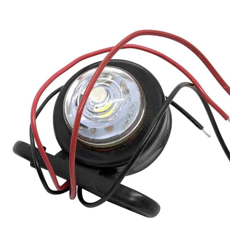 

12V/24V Car LED Side Marker Turn Signal Lights White&Red Side Marker Lamp Car External Lights