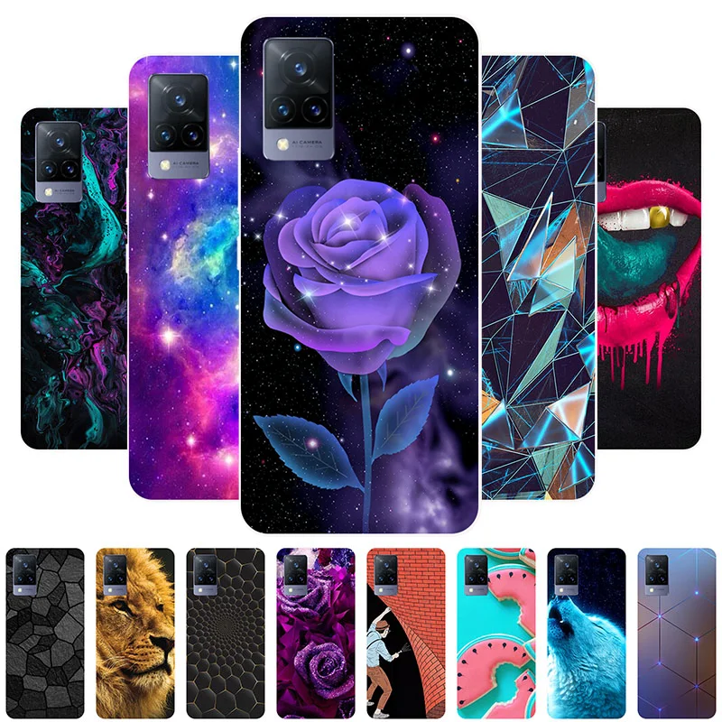 

For Vivo V21 5G Case Silicone Soft TPU Back Cover Case For Vivo V21 V 21 V2050 V2066 V2108 VivoV21 Phone Cover etui Funda Capa