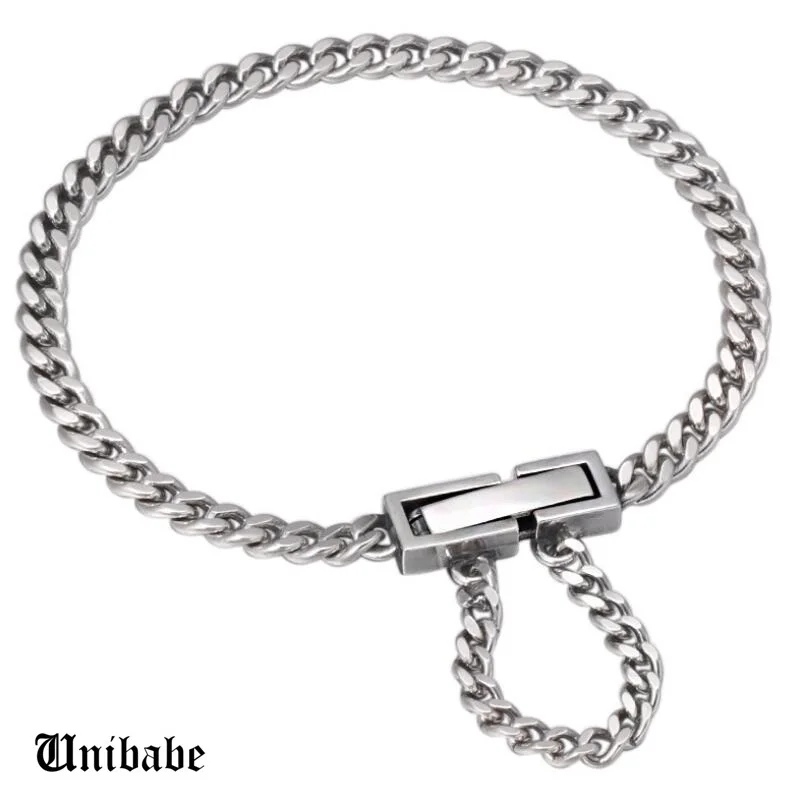 

Pure Silver Sterling 925 Silver Jewelry Smooth Simple Men Women S925 Bracelet