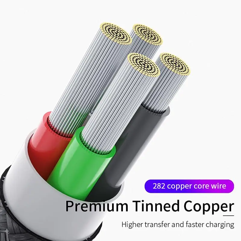 

Essager Type C Cable 5A Fast Charging For Samsung Xiaomi Mobile Phone USB Wire Charger Data Cable Quick Charge USB Cable