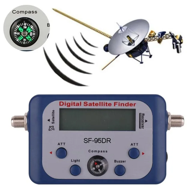 GSF-9506 Универсальный цифровой спутниковый ТВ Satfinder с ЖК-дисплеем спутниковый искатель измеритель сигнала тестер Мини Антенна экран дисплей для ТВ