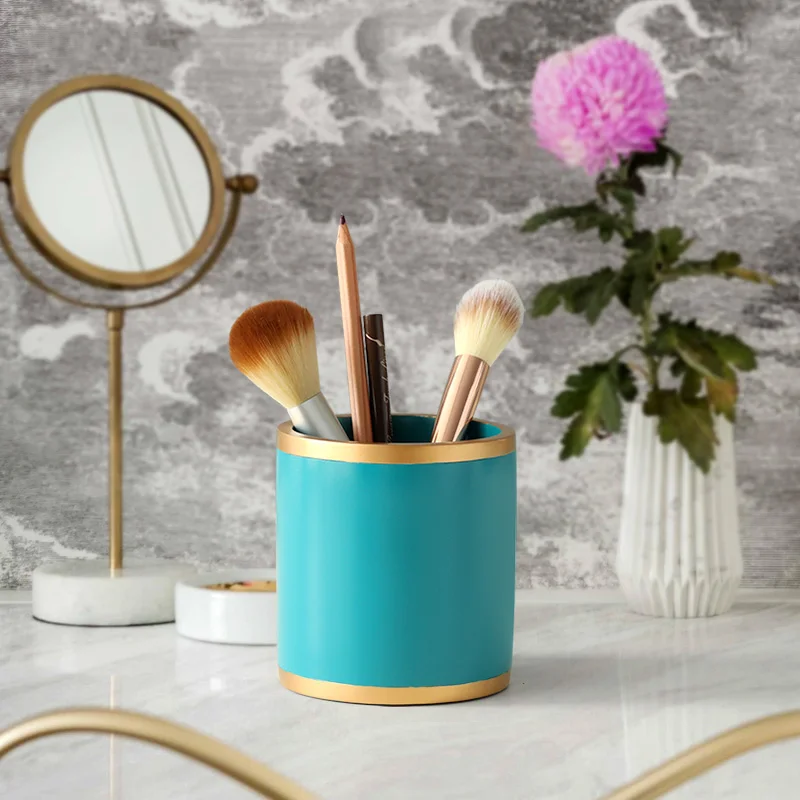 Смола marbelize ручка держатель подставка для чашки детей карандашница Организатор