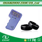 Программатор RFID EM4100, 125 кГц, для копирования, записи, дублирования + ID125Khz RFID, черная керамика, кольцо на палец