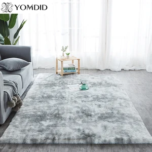 Ворсистый ковер, ковры с принтом тай-дай Alfombra, Плюшевые Пушистые коврики для пола, детская комната, искусственный мех, коврик для гостиной, большие коврики