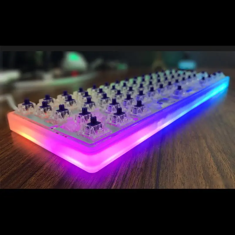 Матовый Акриловый чехол для печатной платы GH60 DZ60 Poker2 60% мини клавиатура|Комплекты