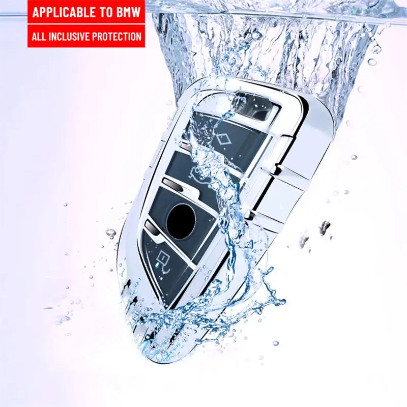 

Soft TPU Car Key Case Protection Shell Smart Key Covers For BMW X5 F15 X6 F16 G307series G11 x1 F48 f39 Auto Accessories