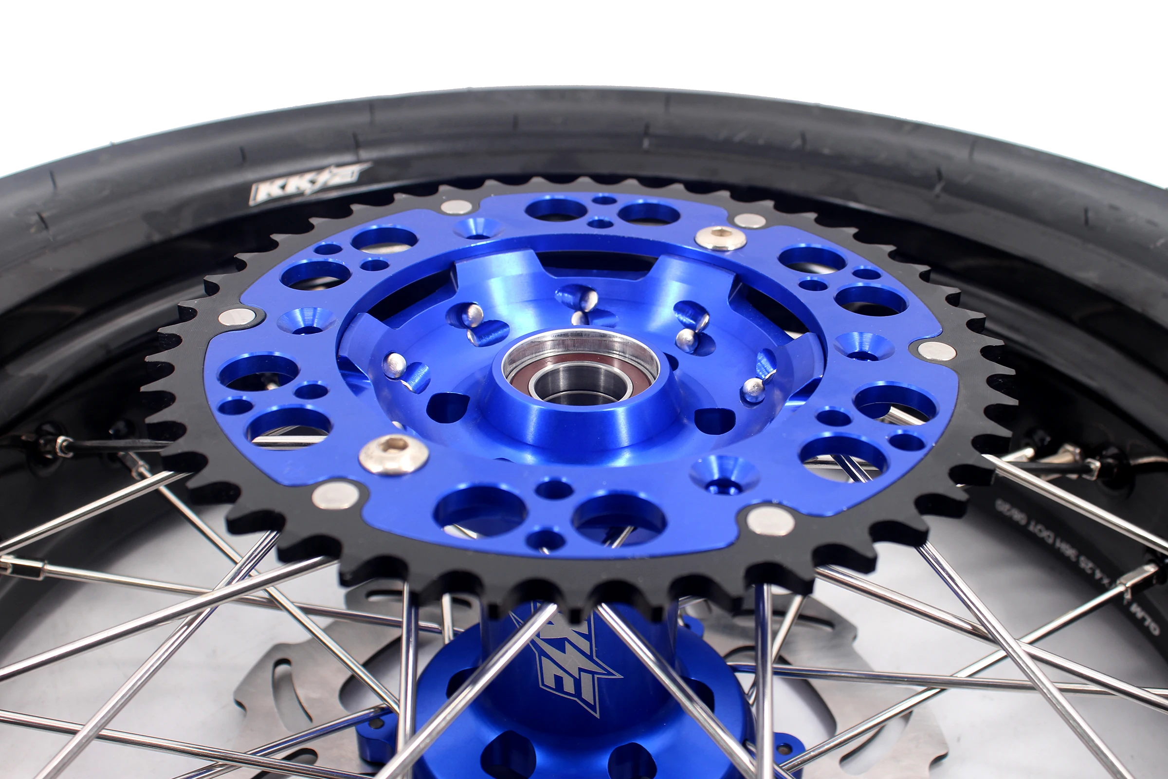 Полный комплект колес KKE 3 5/4 25 шины CST для Yamaha YZ250F 2001 2020 YZ450F 2003 синий концентратор