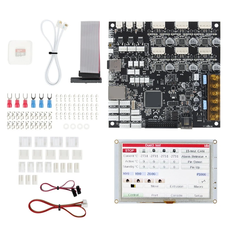 

3D Printer Parts Clone Duet 3 6HC Main Controller Board with 5i Full Color Touch Screen Powerful 1 Set