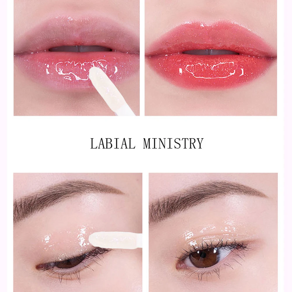 30 Piece Private Label Light Pink Liquid Lipstick Vegan Clear Starry Holographic Lip Gloss Korean Makeup Custom Logo |