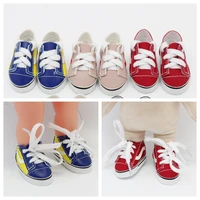 wholesale 5 52 8cm mini fashion canvas shoes doll shoes for 20cm exo handmade doll 16 bjd doll accessories