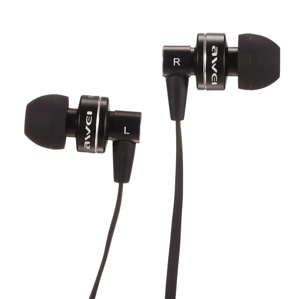 Металлический сабвуфер проводные наушники вкладыши 3 5 мм разъем движущийся круг