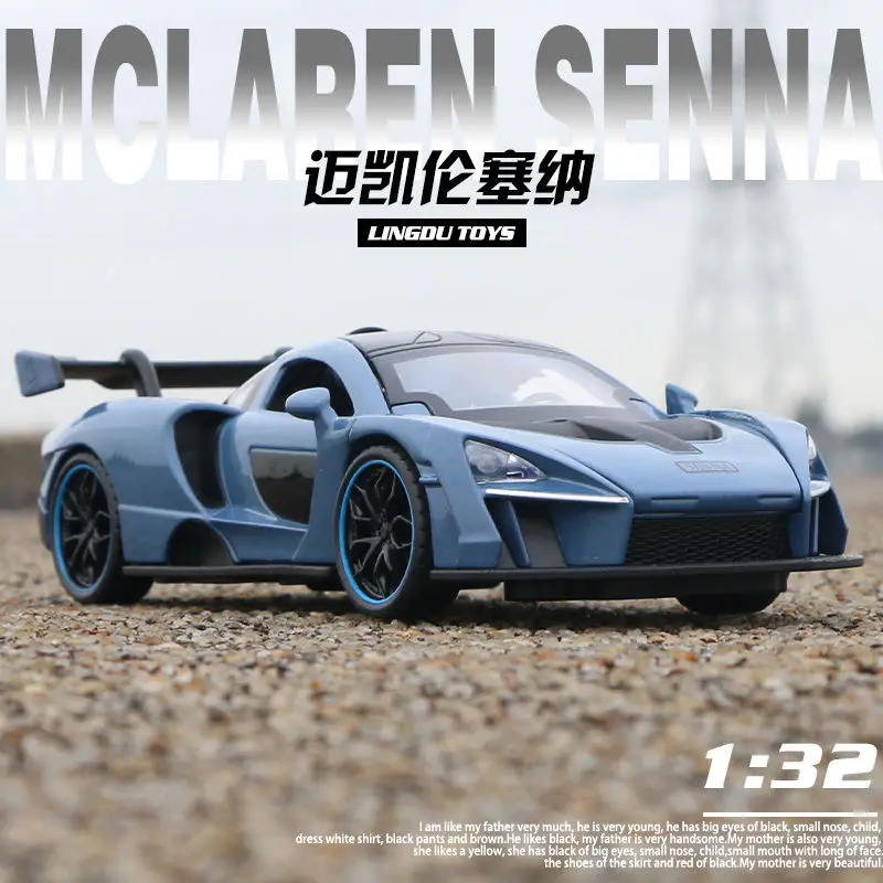 

McLaren Senna Sports Car Model 1:32 Alloy Car Model Sound And Light Pull Back Boy Toy Car Simulation Car Model