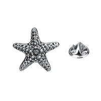savoyshi fashion starfish brooch for men collar pin brand jewelry animals broches lapel pins women hat bag badge