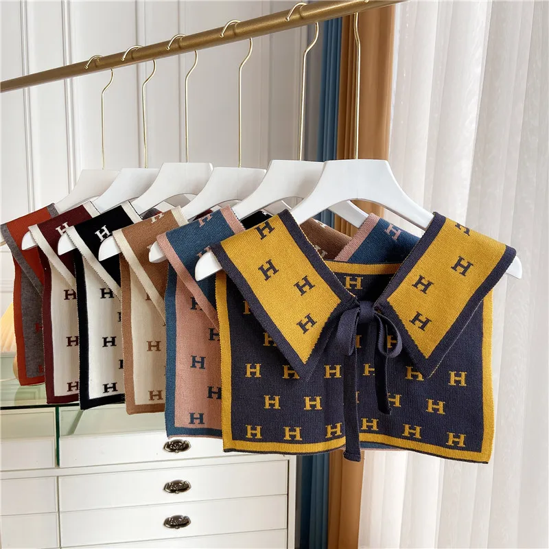 Летняя воздухопроницаемая Двусторонняя Вязаная Шаль для весны и осени с