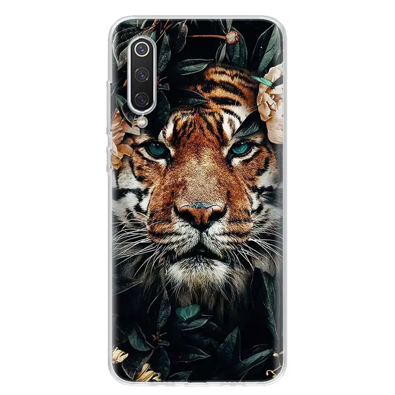 Ferocious Tiger Animal Cover Phone Case For Xiaomi Redmi Note 10 Pro Max 10S 9 9S 9T 8 8T 11T 11S 11 5G 11E 7 6 5 4X Coque | Мобильные