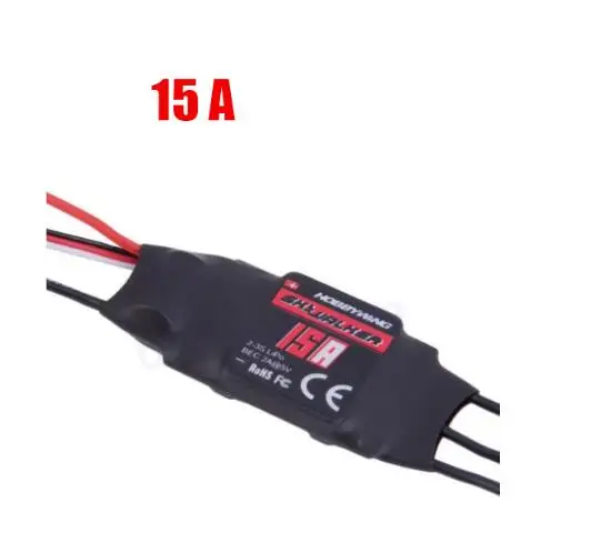 Skywalker 15A Hobbywing Skywalker 40A 50A 60A 80A 15A 20A 30A ESC контроллер скорости с UBEC для RC самолетов вертолет - Цвет: Skywalker 15A
