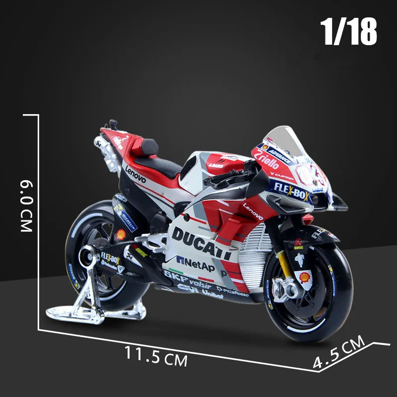 Оригинальная Авторизованная модель мотоцикла Maisto 1:18 2018 Honda Repsol #93 Rossi из сплава |