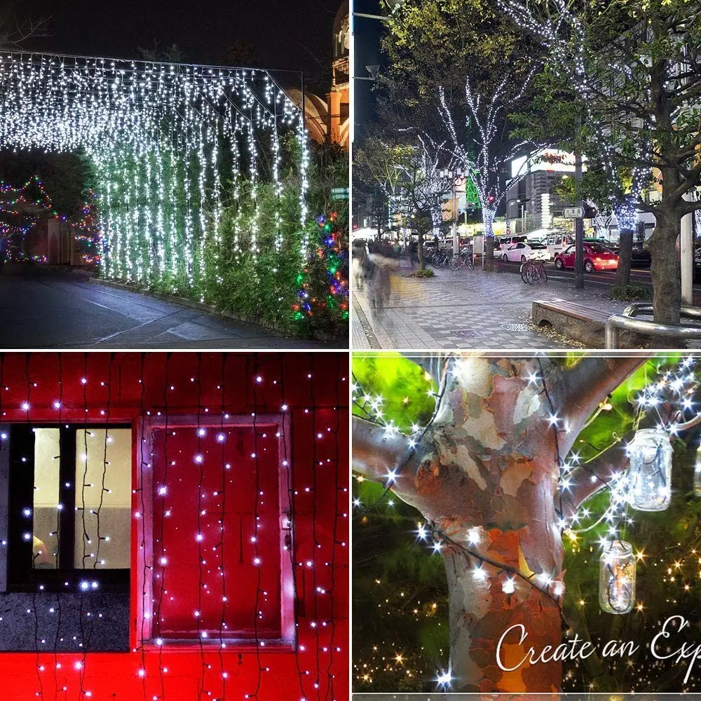 

RF 17Key LED Solar Powered Copper Wire String Lights Outdoor Waterproof Fairy Lights for Garden/Patio/Party/Yard/Valentine's Day