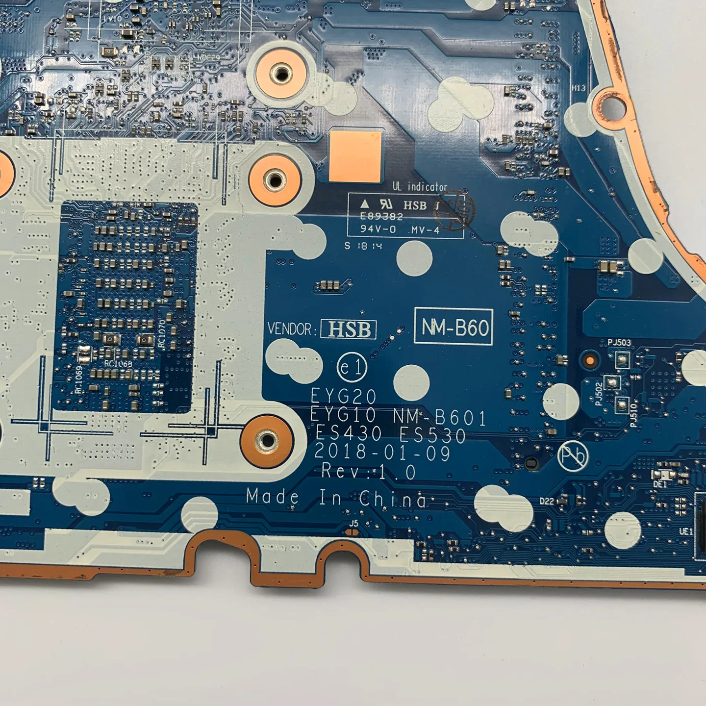 

FOR Lenovo XiaoXin Air 14ikbr YOGA 530-14IKB FLEX 6-14IKB laptop motherboard EYG10/20 NM-B601 ES430/530 5B20R08799 WITH I5 CPU