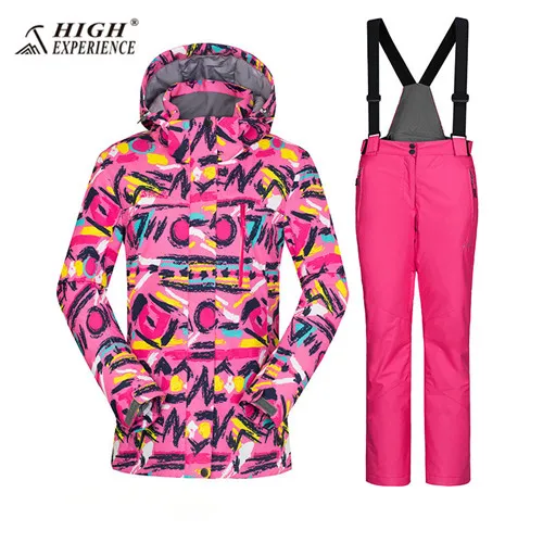 red set Горнолыжный костюм женский,лыжный костюм женский,зимний костюм женский,сноуборд, лыжный костюм,зимняя куртка для женщин,куртка женская зимняя,горнолыжный костюм, лыжи,лыжные костюмы женские,костюм зимний женский,брючны - Цвет: red set
