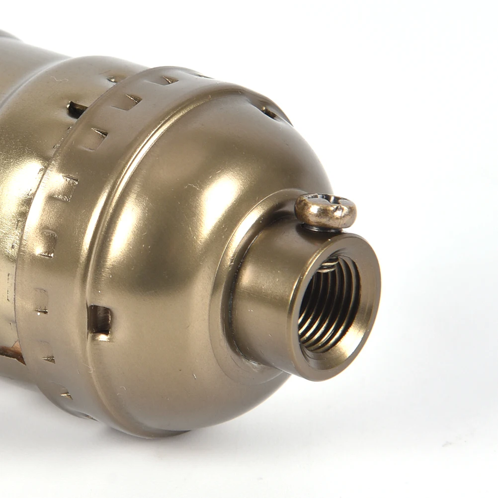 Винтажный винтажный держатель лампы Эдисона в алюминиевом корпусе 1 шт.