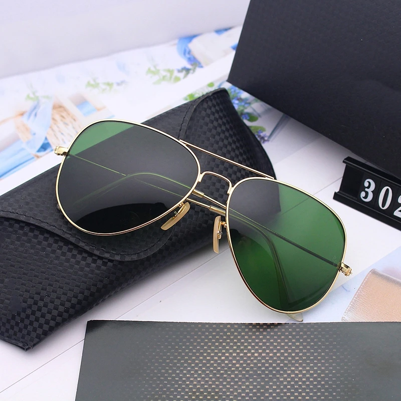 Солнцезащитные очки авиаторы для мужчин и женщин роскошные брендовые армейские