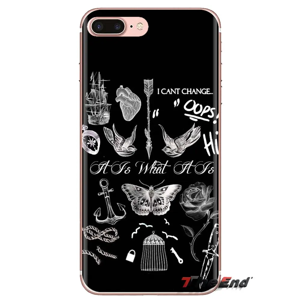 TPU Covers For Huawei G7 G8 P7 P8 P9 P10 P20 P30 Lite Mini Pro P Smart Plus 2017 2018 2019 One Direction Tattoos harry butterfly |