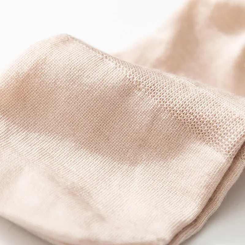 5 пар женские носки из натурального шелка невидимые Нескользящие повседневные