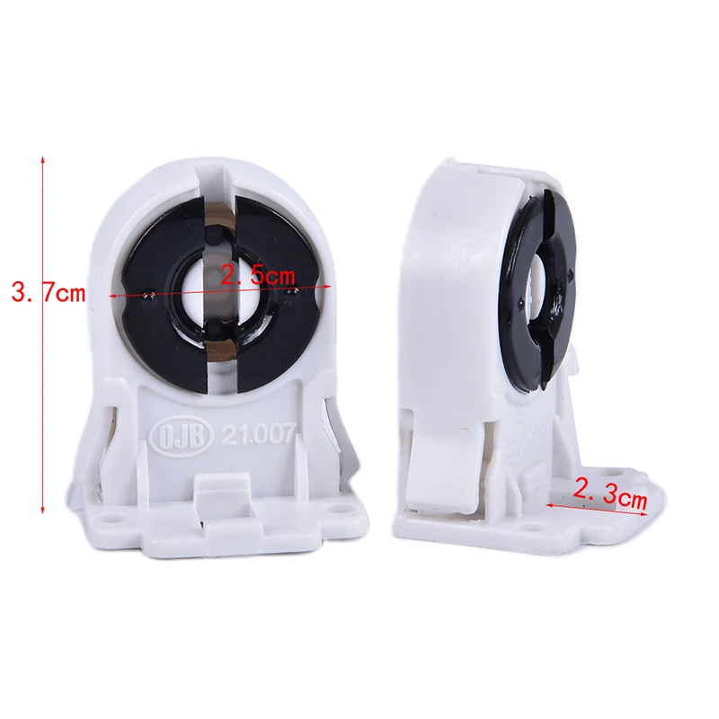 

2pcs/lot 220V 27.007 T8 Lamp Holder Converter Lamp Base Light Socket Adapter Burn-in Socket