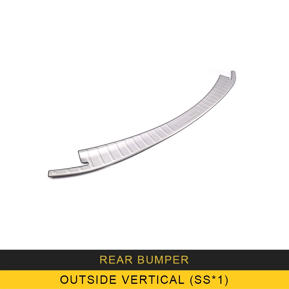 Carманго для Toyota RAV4 2016 2017 2018 автомобильный Стайлинг багажник бампер защитный чехол