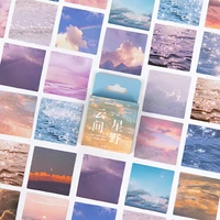 46pcs aesthetil clouds daylight phone stickers decoracion boxed scrapbook accessories stationery school supplies for notebooks