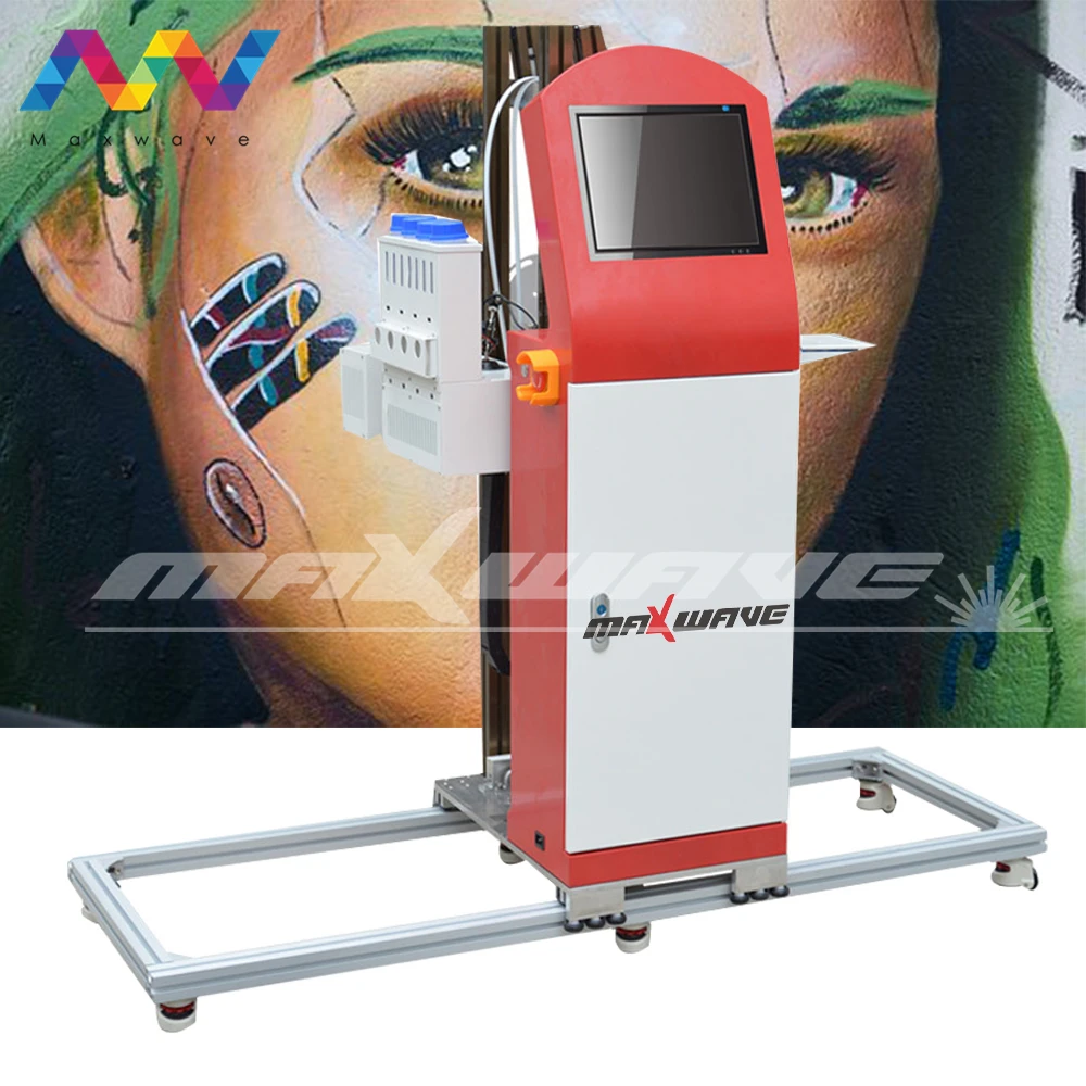 Goede 3d Art Cmykl Uv Printer Inkjet Muur Afdrukken Machine Zeesacpe 1440Dpi 2.5M Muur Schilderen Auto Machine