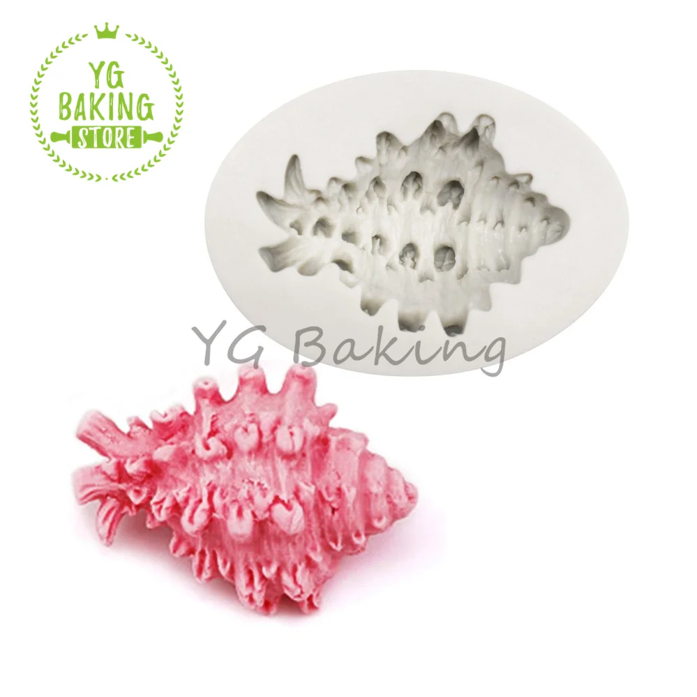 

Dorica Ocean Series Conch Fondant Chocolate Cake Silicone Mould Cake Decorating Tools Kitchen Supplies Bakeware
