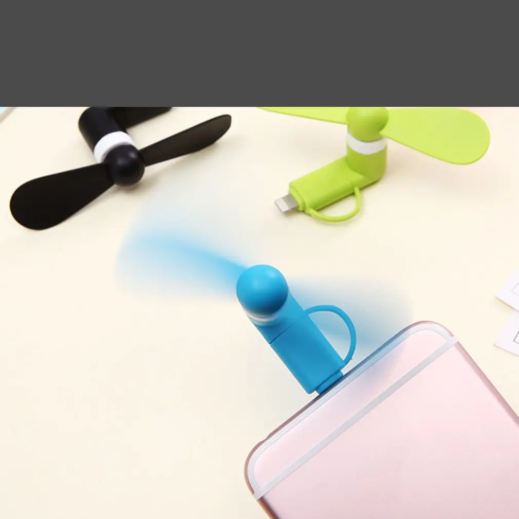 

Summer Cooling USB Gadgets Portable Mini Fashion 2 in 1 Mini Portable USB Fan Electric Air Cooler Fan