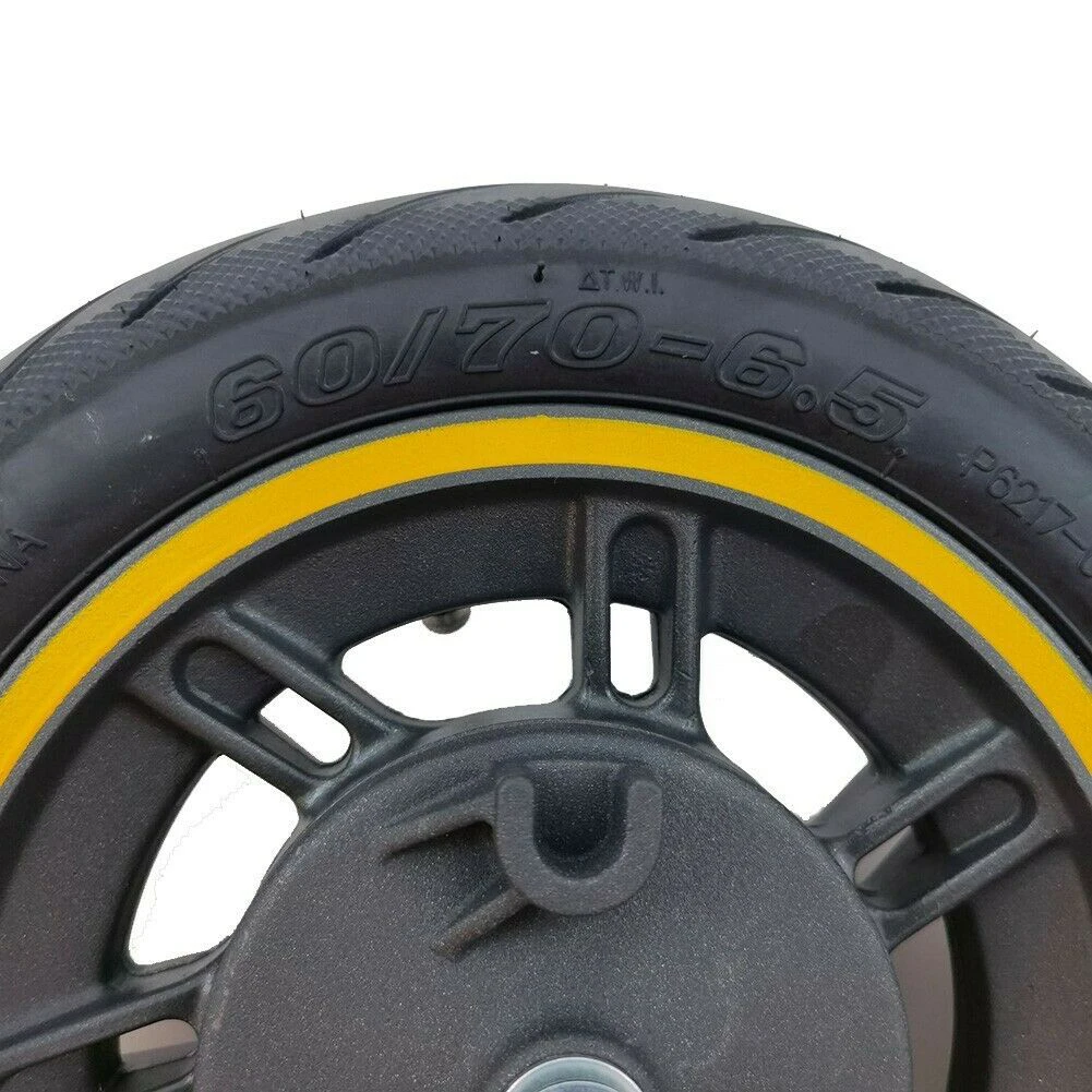 

10 Inch Front Wheel with Vacuum Tubeless Tire Assembly 60/70-6.5 55PSI for Ninebot Max G30-X Kickscooter