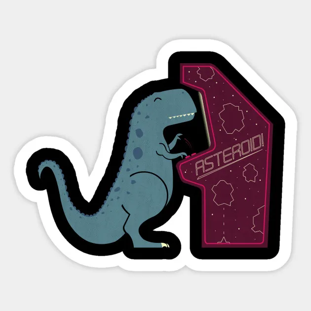 1 шт. мультфильм смешные динозавры наклейка для тележки рюкзак стол ПВХ скейтборд