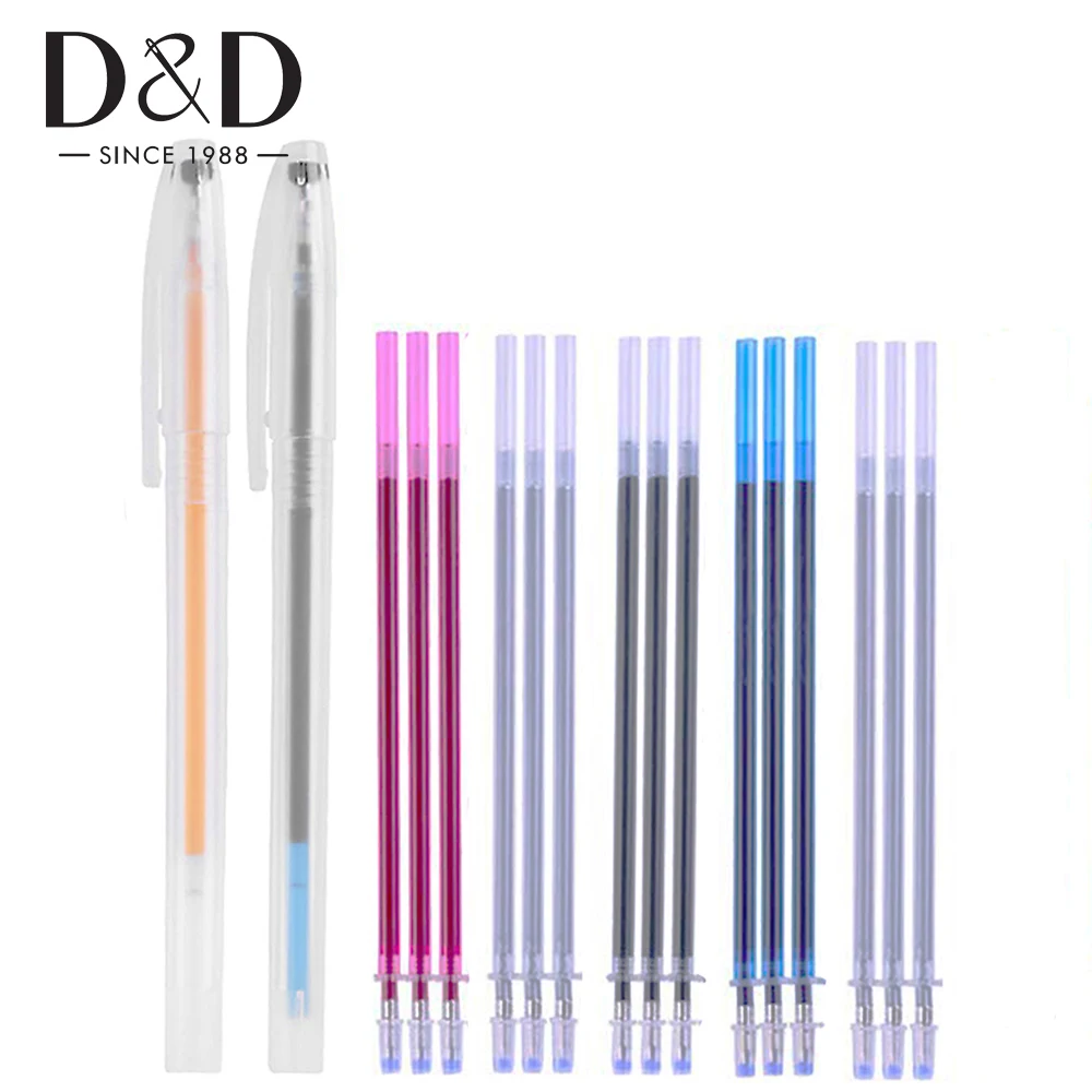 

50pcs Water Erasable Refills Fabric Marking Pens for Fabric Patchwork Marker DIY Cross Stitch Sewing Quilting Accessories