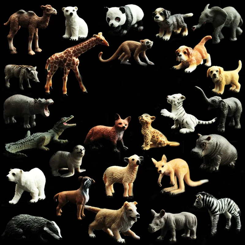 1 шт. детская игрушка-модель животного | Дом и сад