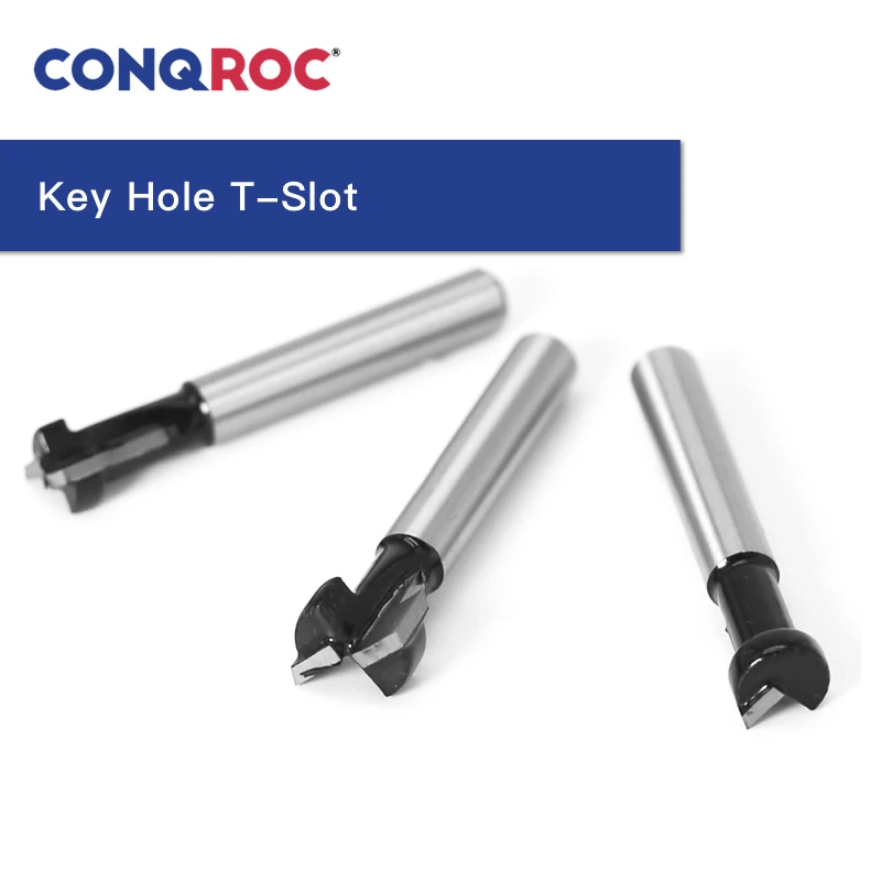 Набор фрез для резки комплект из 3 Т образных насадок с отверстием под ключ 6 мм