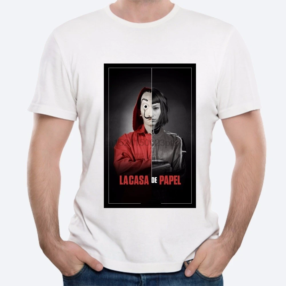 

Bella ciao la casa de papel T shirt Plus size Tees Money Heist t shirt Summer Streetwear Tee shirt Homme Camiseta