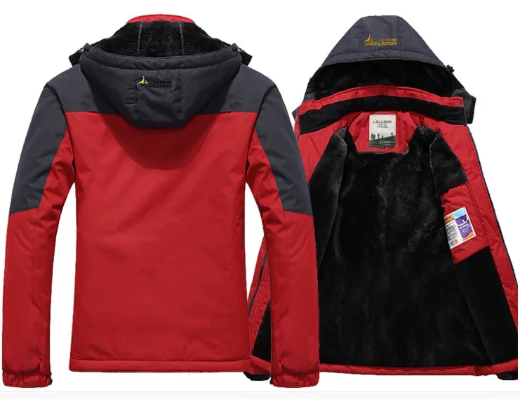 

NEW Men Windbreak Plus Velvet Thick Warm Windproof Fur Coats Male Military Hooded Anorak Jackets Men's Outwear Overcoat se