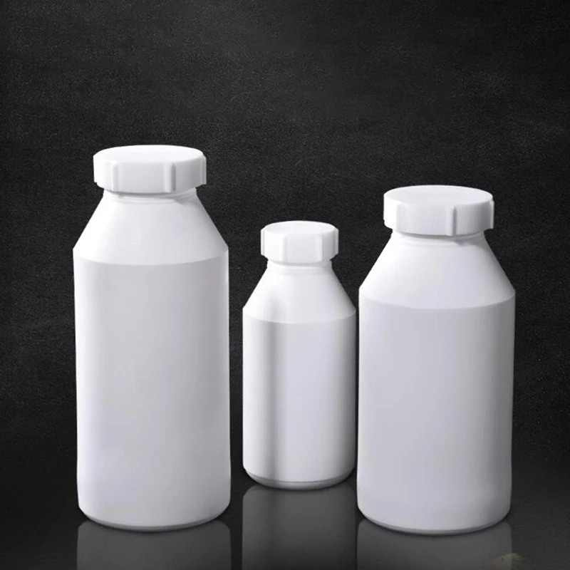 2.5L круглая фторопластовая пластиковая бутылка, бутылки с химическим реагентом, лабораторный контейнер для хранения сырья